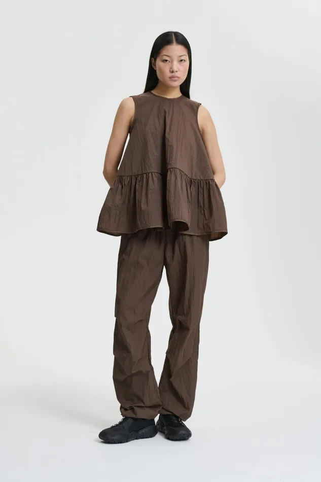 Cecilie Bahnsen Blouses Women ASTA TOP Brown