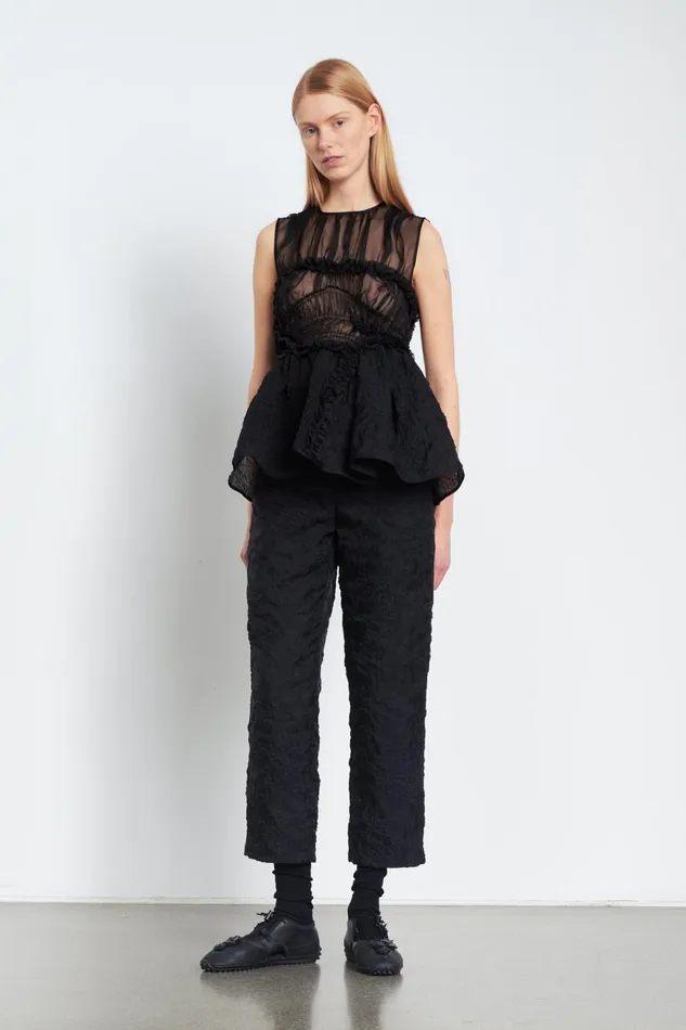 Cecilie Bahnsen Blouses Women UBELLE TOP Black