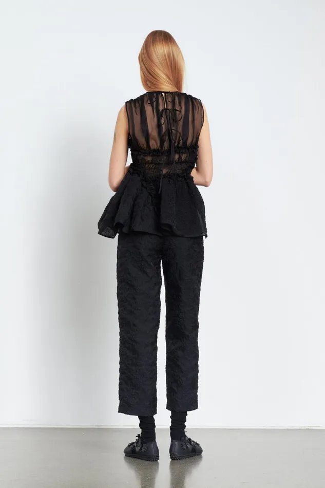 Cecilie Bahnsen Blouses Women UBELLE TOP Black