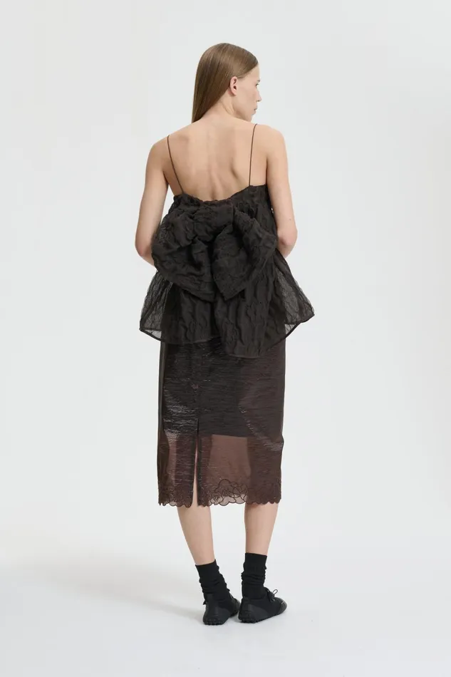 Cecilie Bahnsen Blouses Women VERONICA TOP Brown