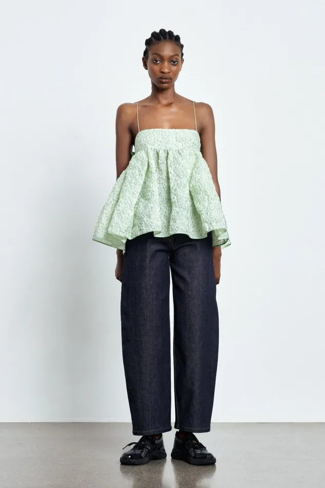 Cecilie Bahnsen Blouses Women VERONICA TOP Pistachio