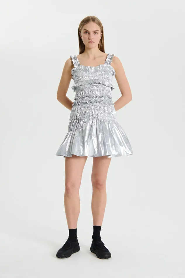 Cecilie Bahnsen Dresses Women OONA DRESS Silver