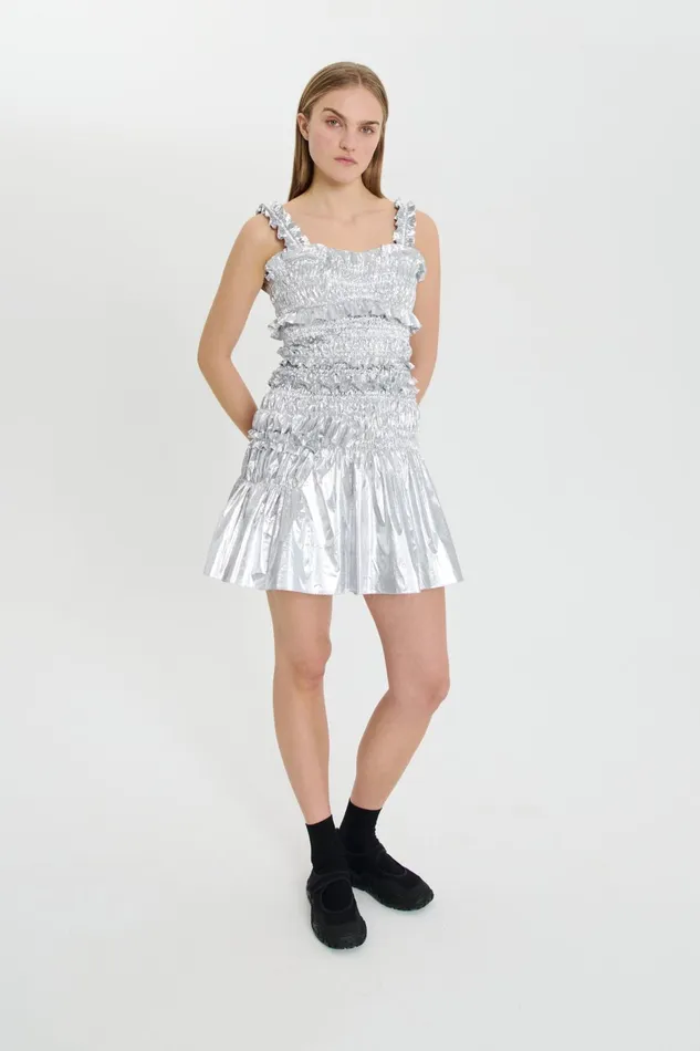 Cecilie Bahnsen Dresses Women OONA DRESS Silver