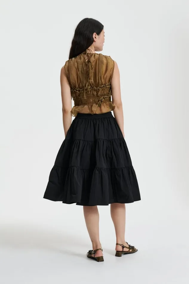 Cecilie Bahnsen Skirts Women ALEC SKIRT Black