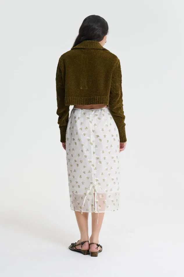 Cecilie Bahnsen Skirts Women ALLEGRA SKIRT Whiteolive