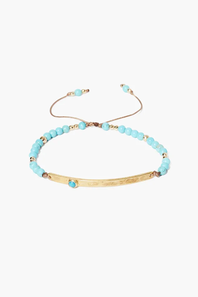 Chan Luu Bracelets Delilah PullTie Bracelet Turquoise Mix 8211 Women