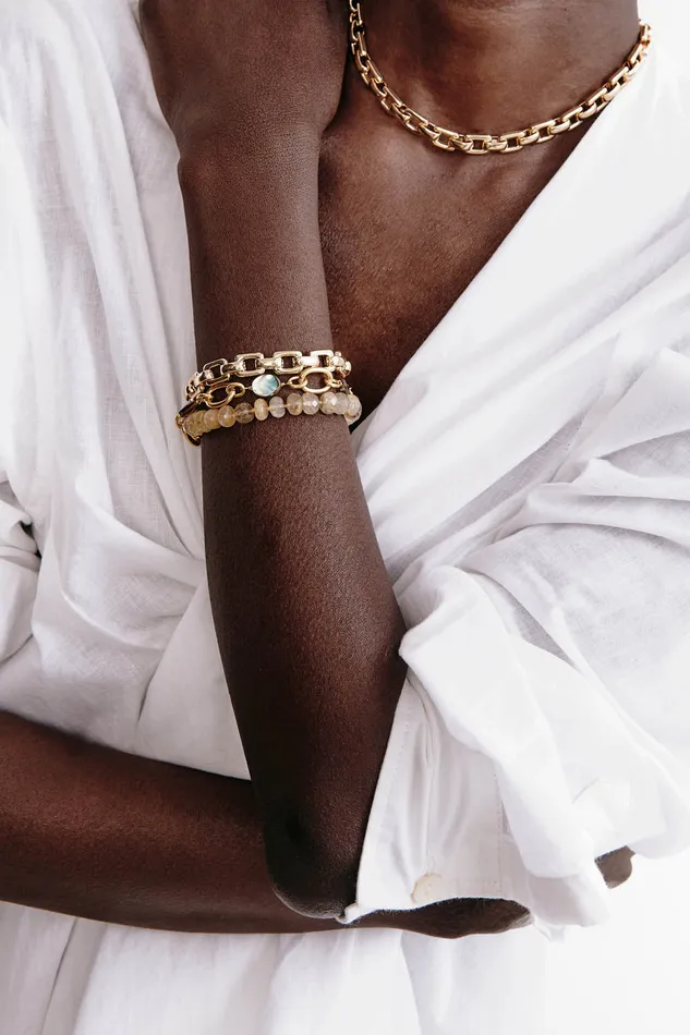 Chan Luu Bracelets Ellis Chain Link Bracelet Gold 8211 Women