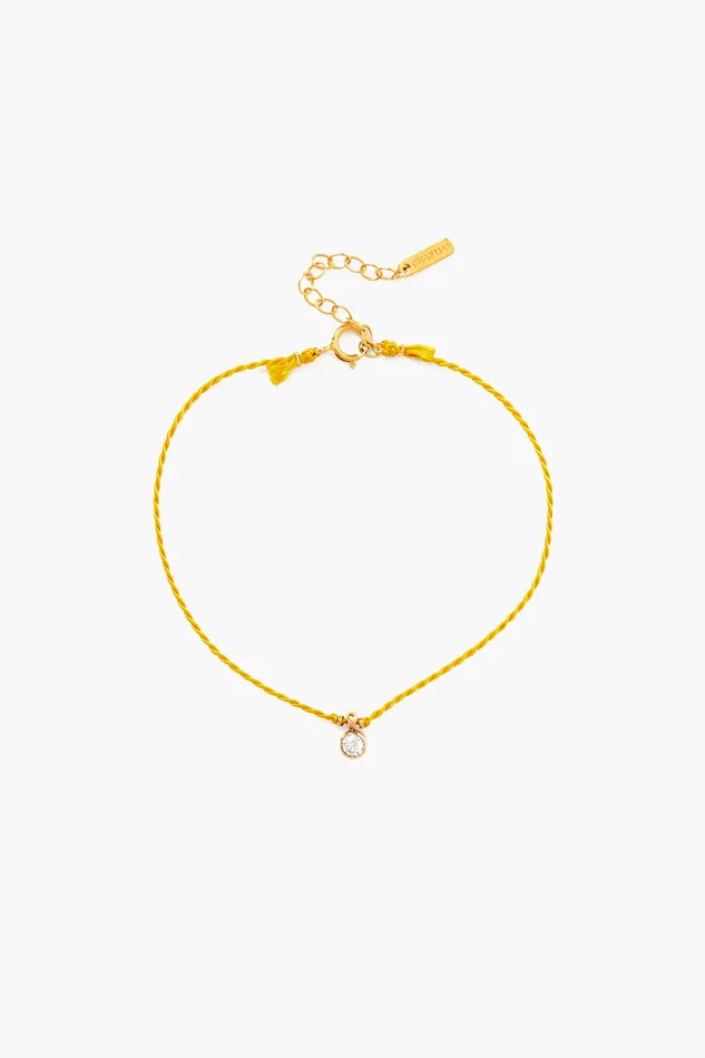 Chan Luu Bracelets Este Diamond Bracelet Mustard 8211 Women