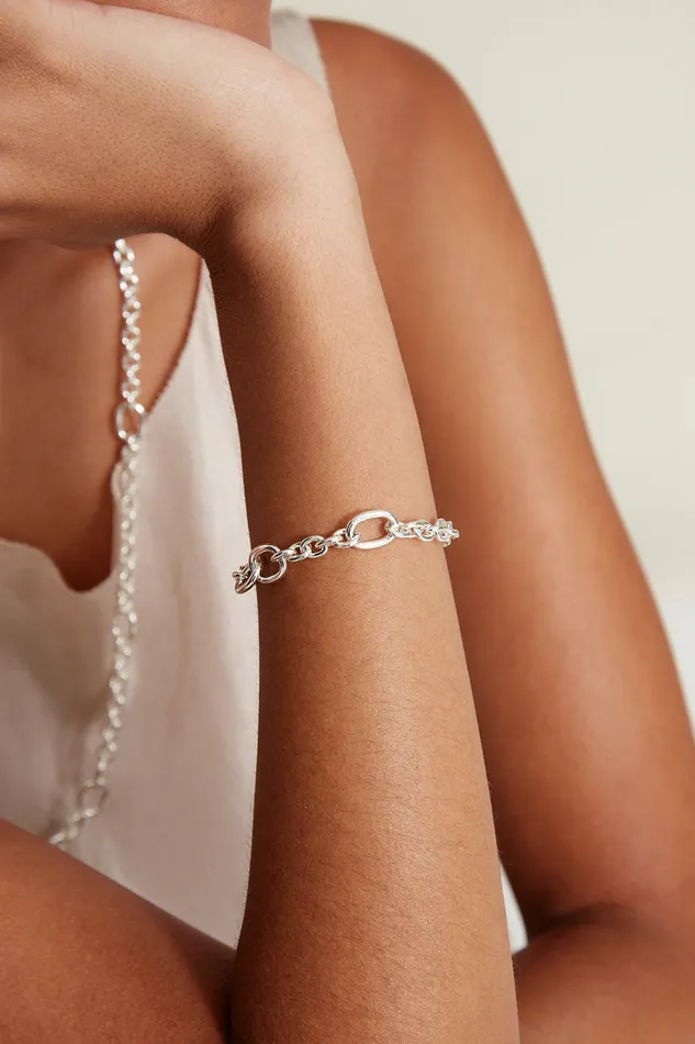 Chan Luu Bracelets Frances Chain Bracelet Silver 8211 Women