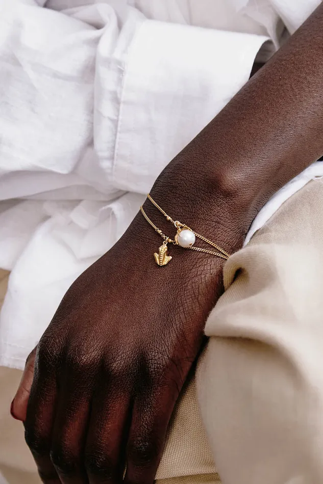 Chan Luu Bracelets Lark Charm Bracelet White Pearl 8211 Women