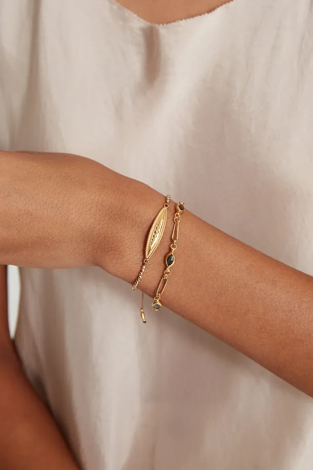 Chan Luu Bracelets Lydia Bracelet Gold Labradorite 8211 Women