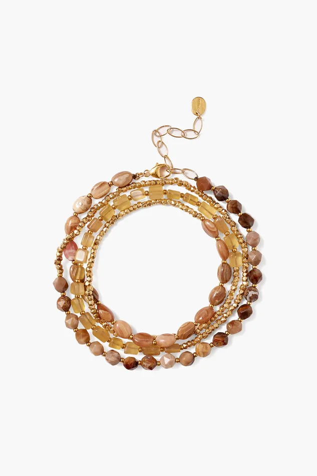 Chan Luu Bracelets Taos Wrap Bracelet Pink Mix 8211 Women