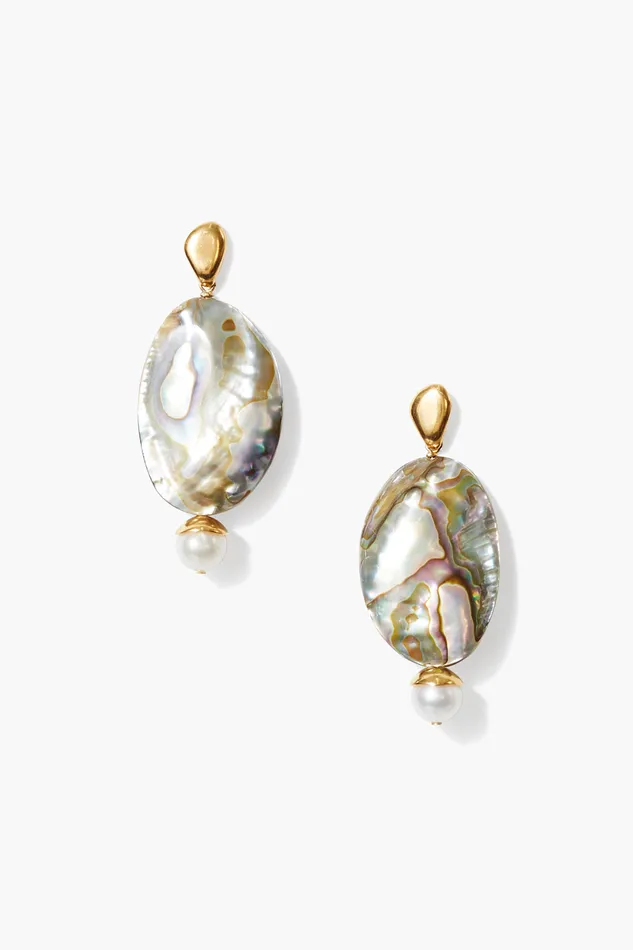 Chan Luu Earrings Damaris Drop Earrings Abalone 8211 Women
