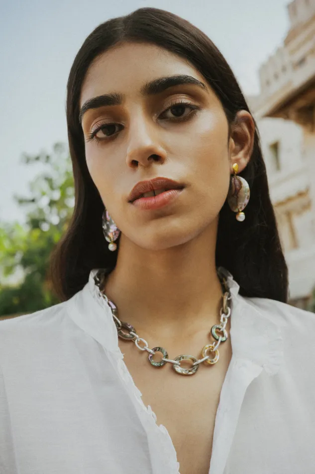 Chan Luu Earrings Damaris Drop Earrings Abalone 8211 Women