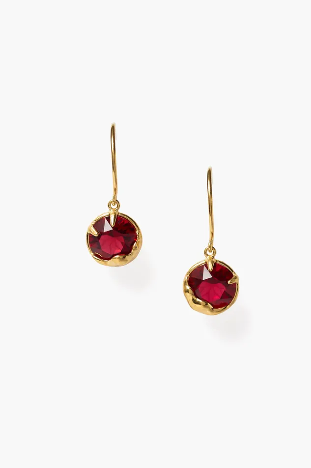 Chan Luu Earrings January Birthstone Earrings Garnet Crystal 8211 Women