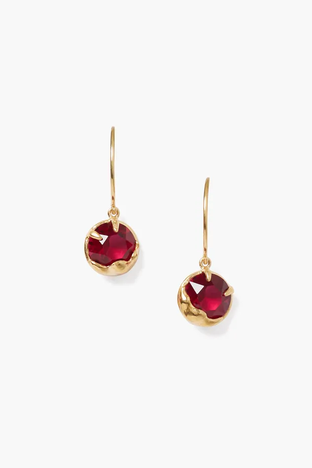 Chan Luu Earrings July Birthstone Earrings Ruby Crystal 8211 Women
