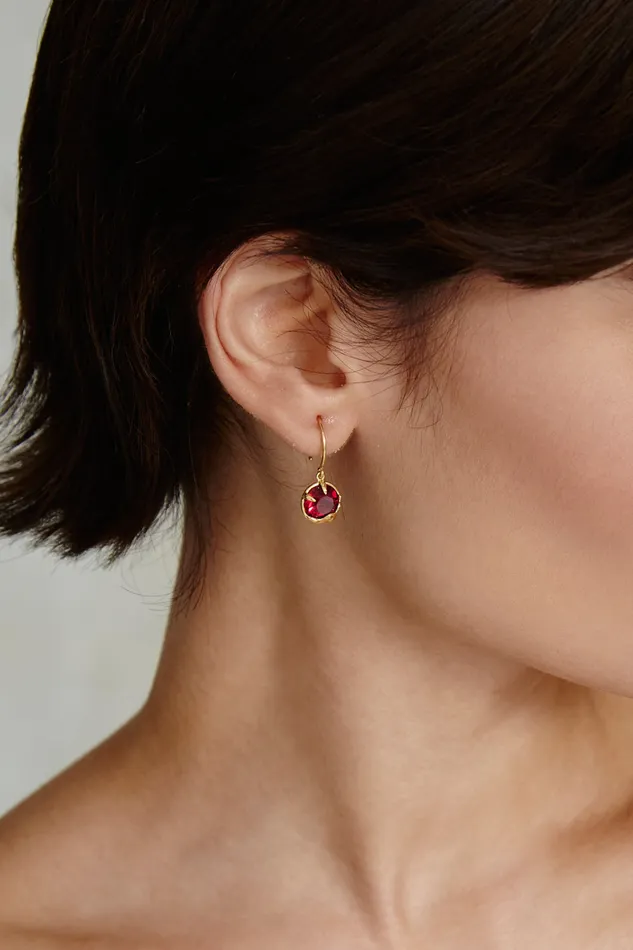 Chan Luu Earrings July Birthstone Earrings Ruby Crystal 8211 Women