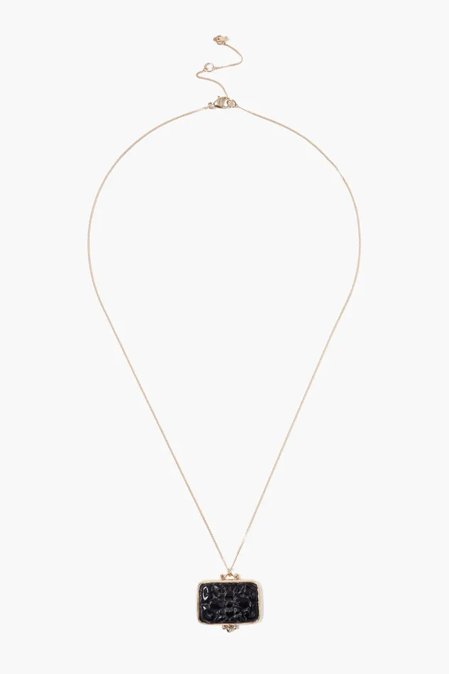 Chan Luu Necklaces 14k Acacia Necklace Black Obsidian 8211 Women