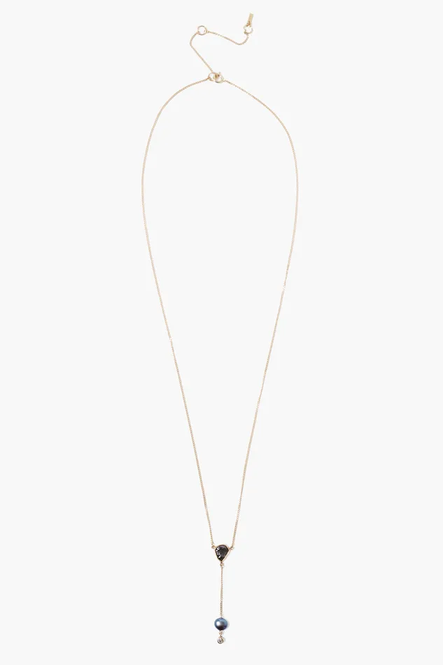 Chan Luu Necklaces 14k Sloane Lariat Necklace Peacock Pearl 8211 Women