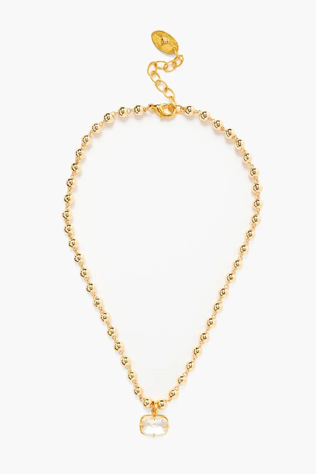 Chan Luu Necklaces Andie Ball Chain Necklace Gold 8211 Women
