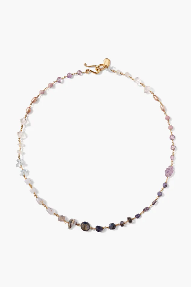 Chan Luu Necklaces Daphne Beaded Necklace Iolite Mix 8211 Women