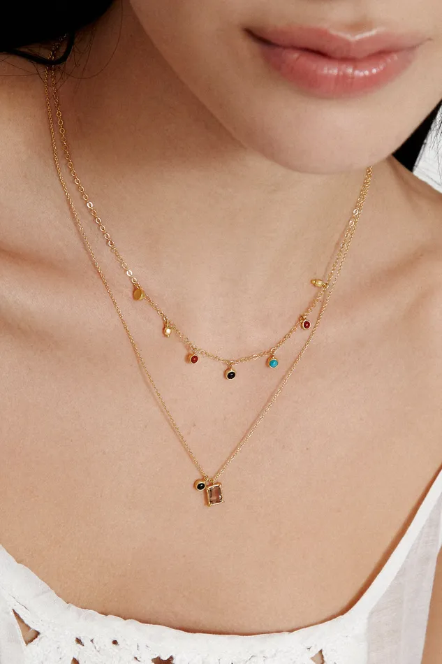 Chan Luu Necklaces Delilah Charm Necklace Multi Mix 8211 Women