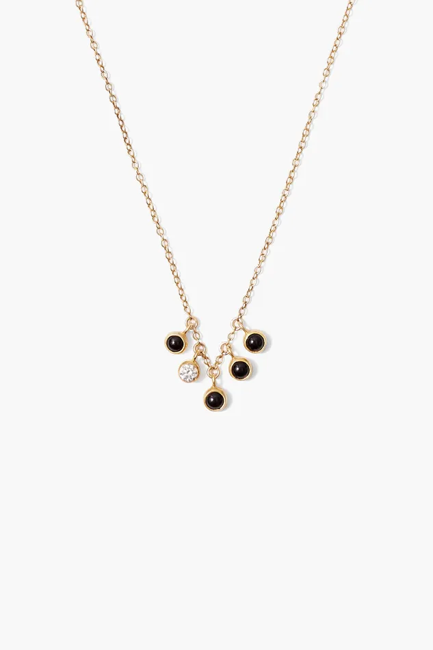 Chan Luu Necklaces Delilah Charm Necklace Onyx Mix 8211 Women