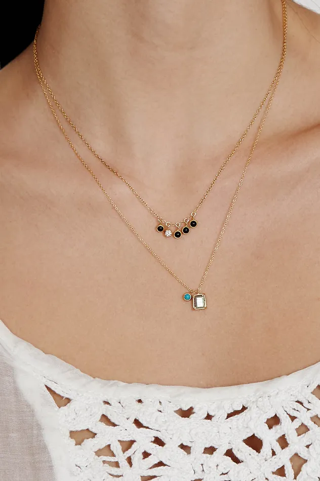 Chan Luu Necklaces Delilah Charm Necklace Onyx Mix 8211 Women