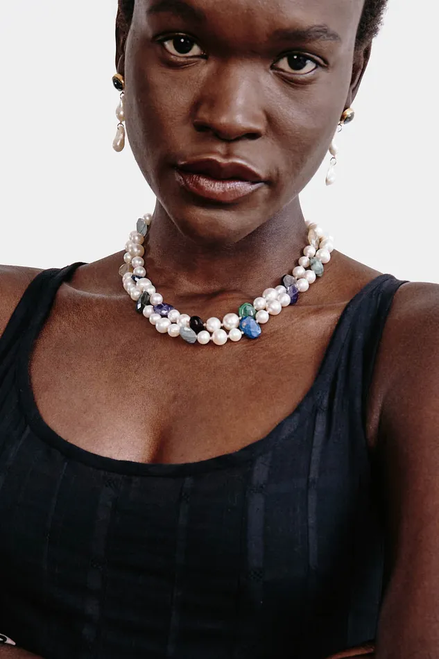 Chan Luu Necklaces Etienne Pearl Necklace Multi Mix 8211 Women