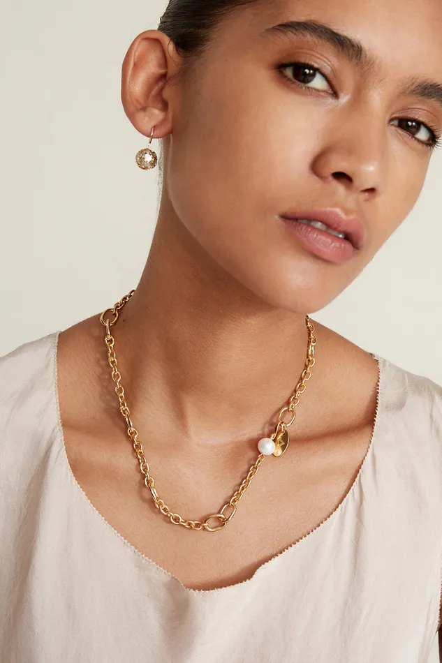 Chan Luu Necklaces Frances Short Necklace Yellow Gold 8211 Women