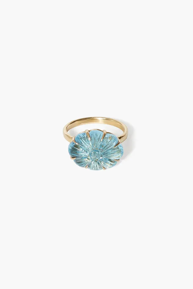 Chan Luu Rings 14k Dahlia Ring Blue Topaz 8211 Women
