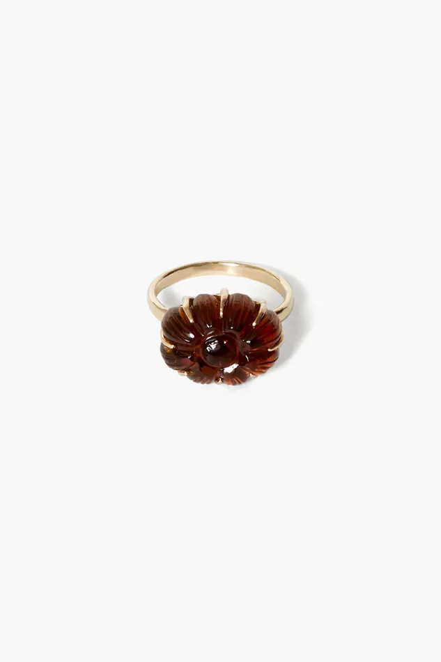 Chan Luu Rings 14k Dahlia Ring Cognac 8211 Women
