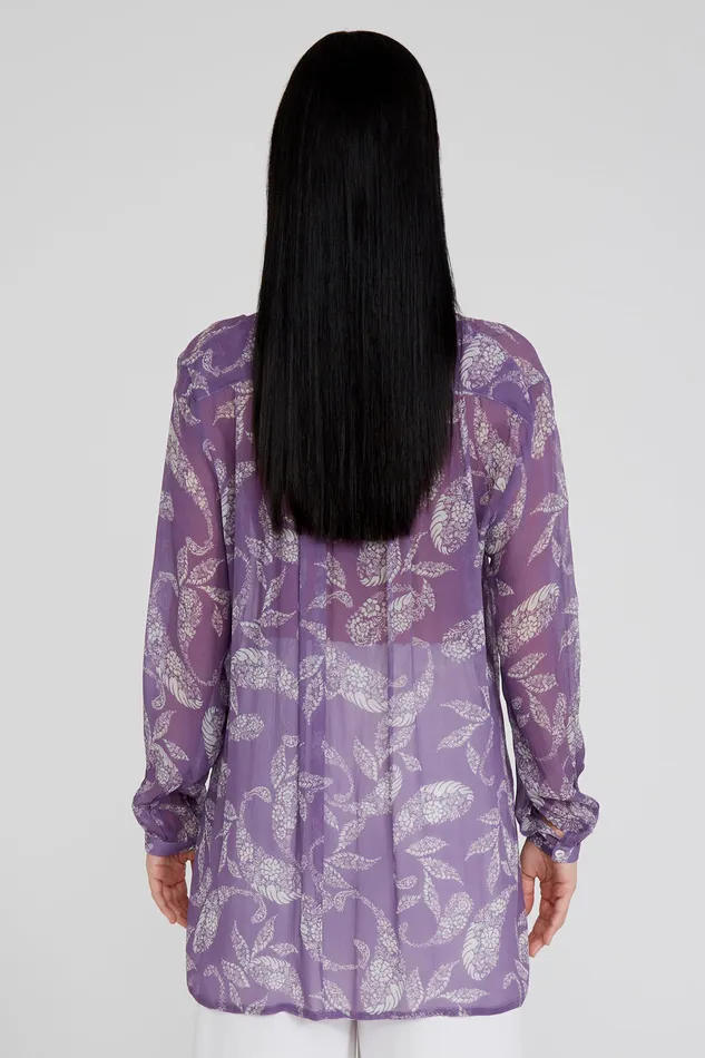 Chan Luu Tops Jodie Blouse Bellflower 8211 Women