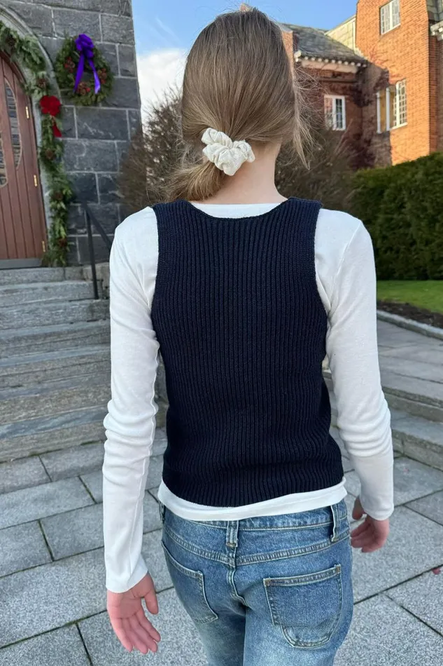 Clothing Elizabeth Wool Button Vest Brandy Melville SWEATERS