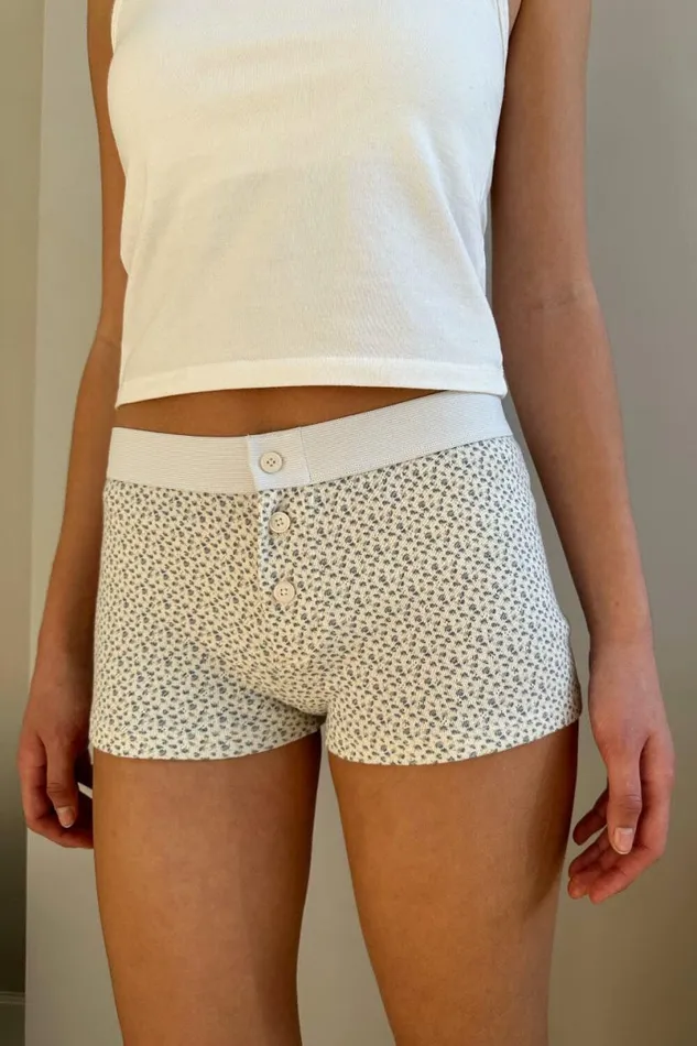 Clothing Floral Boyshort Underwear Brandy Melville FLORALS