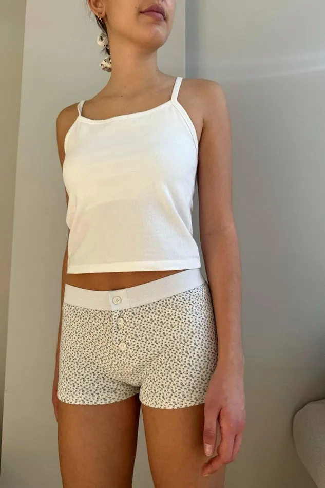 Clothing Floral Boyshort Underwear Brandy Melville FLORALS