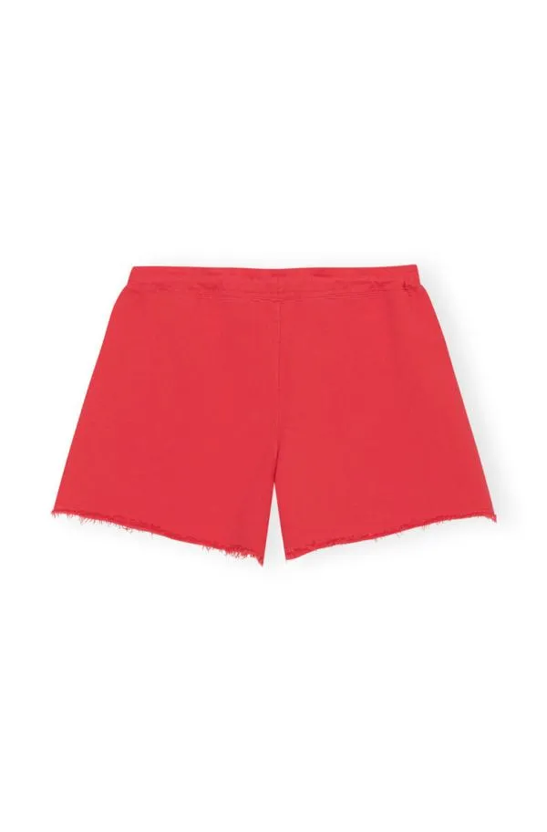 Clothing GANNI Extended Sizes Red Isoli Drawstring Shorts Racing Red