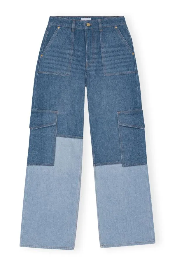 Clothing GANNI Suiting Mid Blue Vintage Angi Jeans Mid Blue Vintage Clothing GANNI Suiting Mid Blue Vintage Angi Jeans Mid Blue Vintage