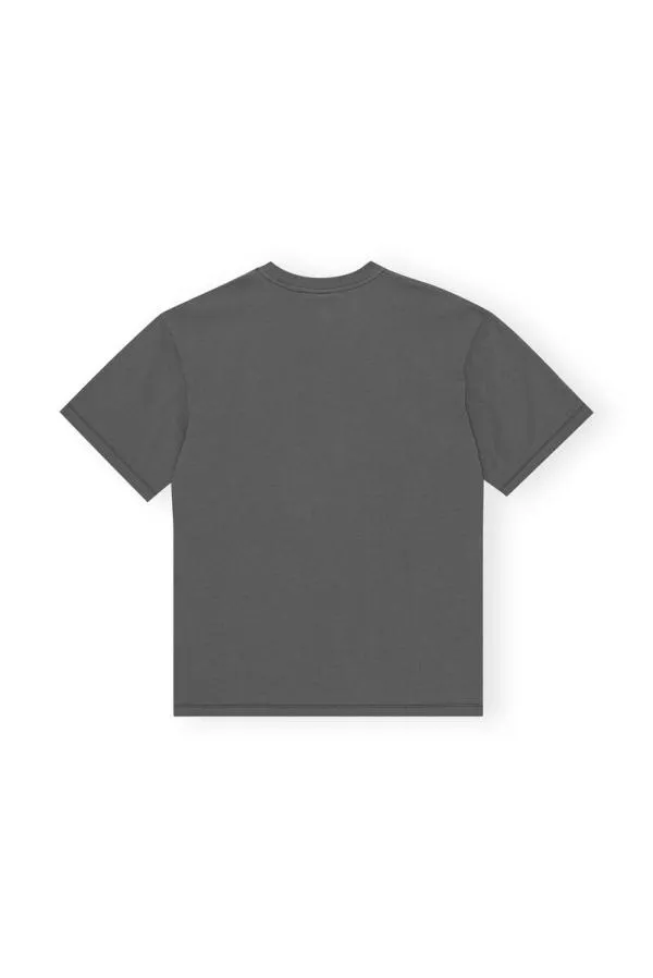 Clothing GANNI TShirts Grey Future Relaxed Lamb Tshirt Volcanic Ash Clothing GANNI TShirts Grey Future Relaxed Lamb Tshirt Volcanic Ash
