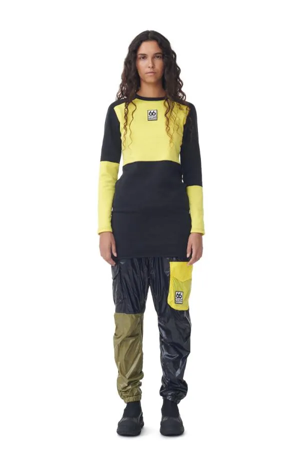 Clothing GANNI TShirts X 66North Tungudalur Dress Black