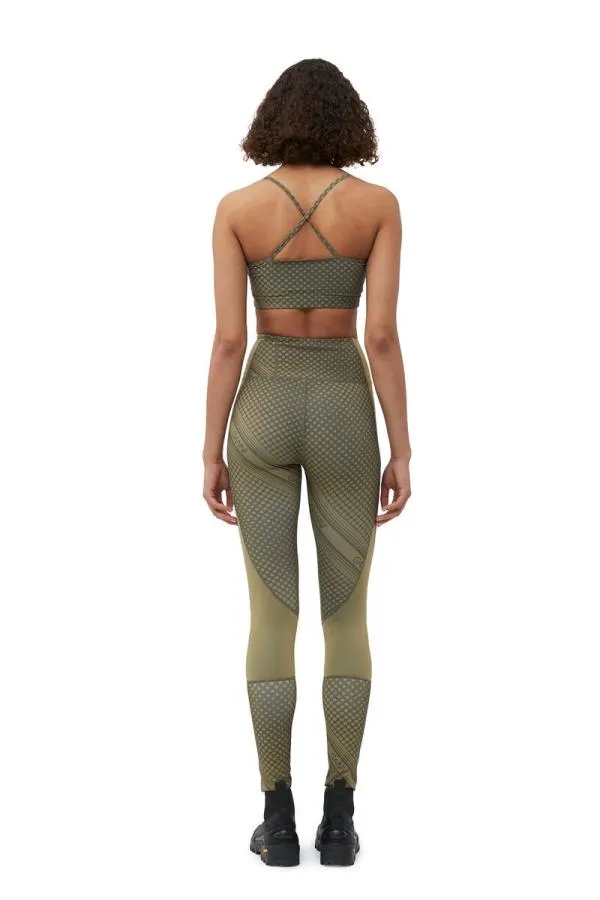 Clothing GANNI Tops Active Strap Top Kalamata