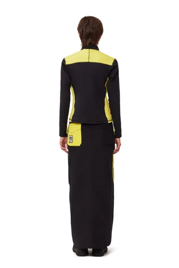 Clothing GANNI Tops X 66North Tungudalur Zip Neck Black