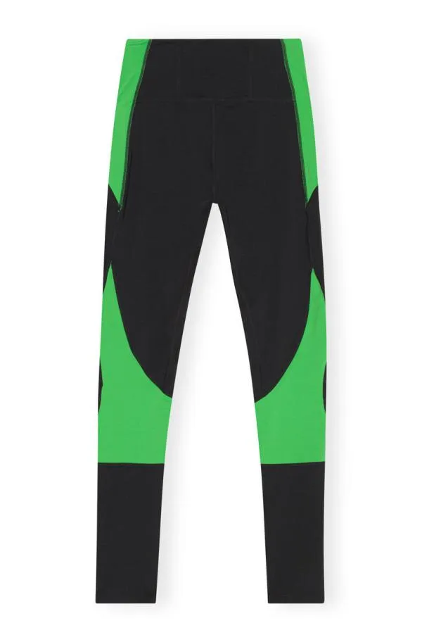 Clothing GANNI Trousers Active Ultra High Waist Leggings Black