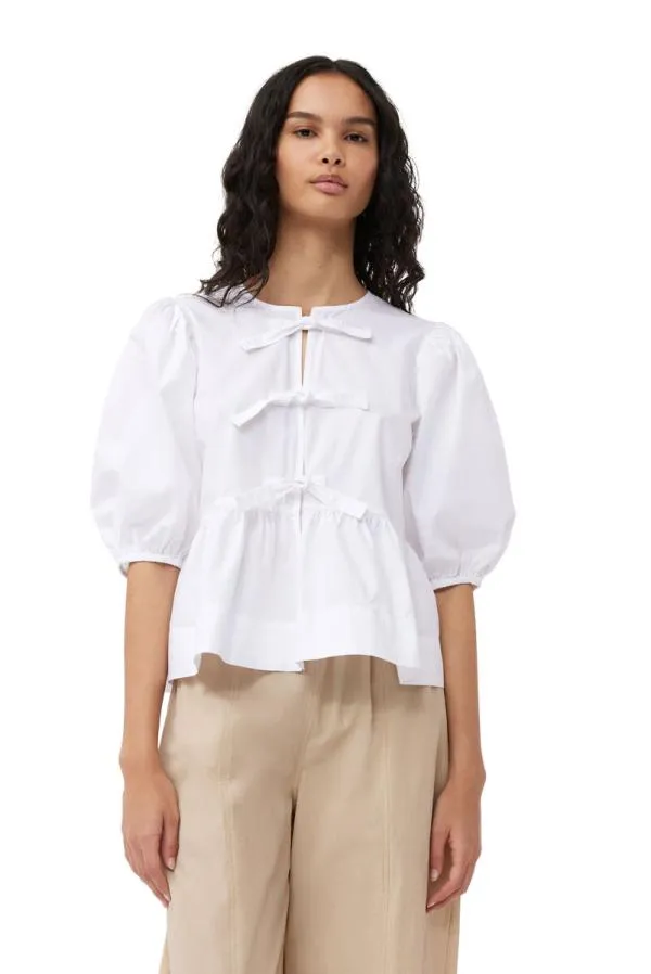 Clothing GANNI Trousers Beige Elasticated Curve Trousers Safari