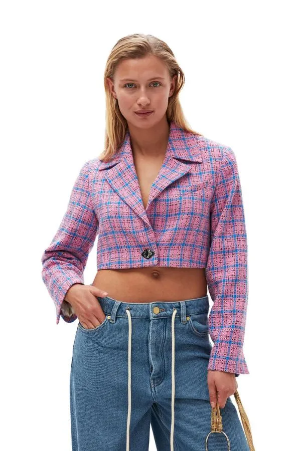 Clothing GANNI Trousers Heavy Denim Wide Drawstring Jeans Light Blue Stone Clothing GANNI Trousers Heavy Denim Wide Drawstring Jeans Light Blue Stone