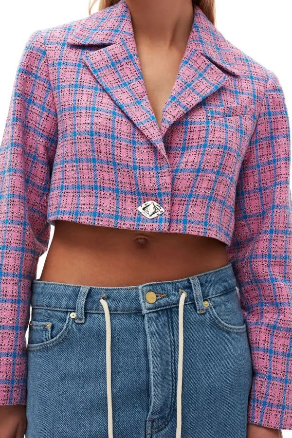 Clothing GANNI Trousers Heavy Denim Wide Drawstring Jeans Light Blue Stone Clothing GANNI Trousers Heavy Denim Wide Drawstring Jeans Light Blue Stone