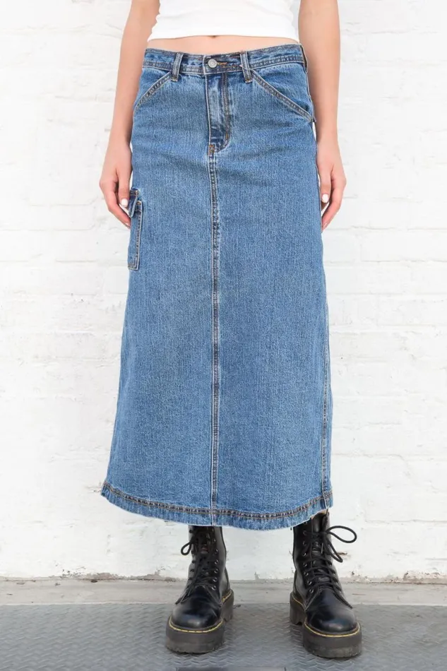 Clothing Kenzie 90039s Denim Skirt Brandy Melville JEANS
