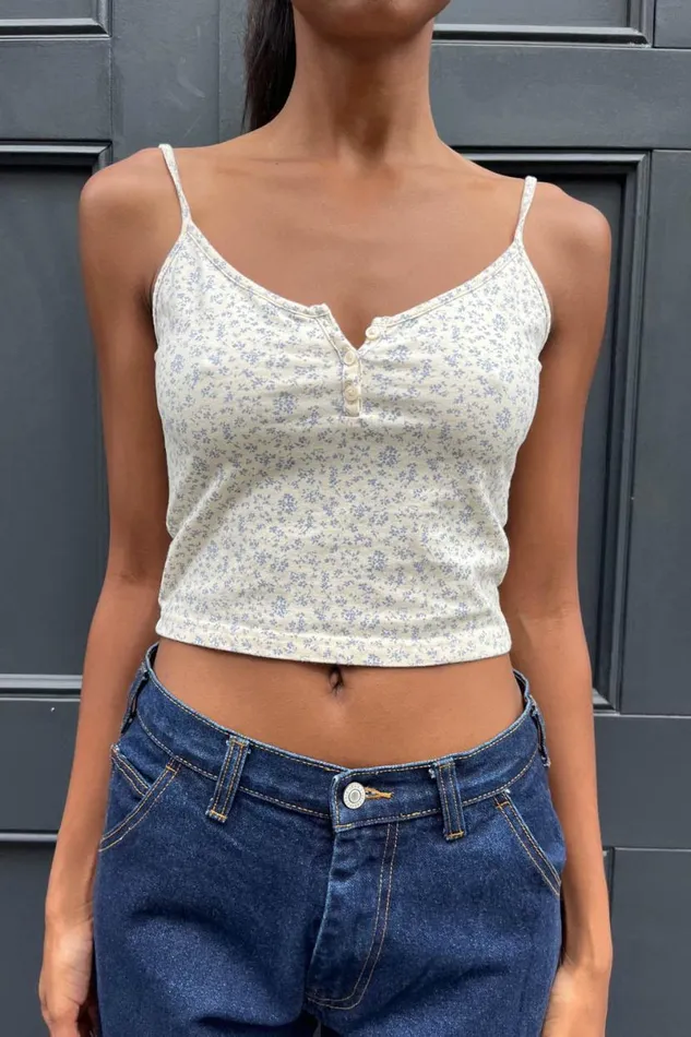 Clothing Lorene Floral Tank Brandy Melville FLORALS