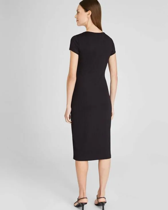 Club Monaco Dresses and Jumpsuits Bowee Pliss Tee Dress Black 8211 Women
