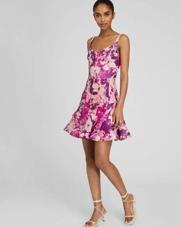 Club Monaco Dresses and Jumpsuits Fluted Hem Mini Dress Aster Pink 8211 Women Club Monaco Dresses and Jumpsuits Fluted Hem Mini Dress Aster Pink 8211 Women